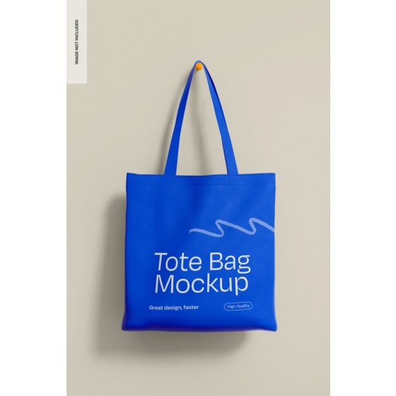 Handbag Mockup Display PSD Layered Template for Tote Bag Design